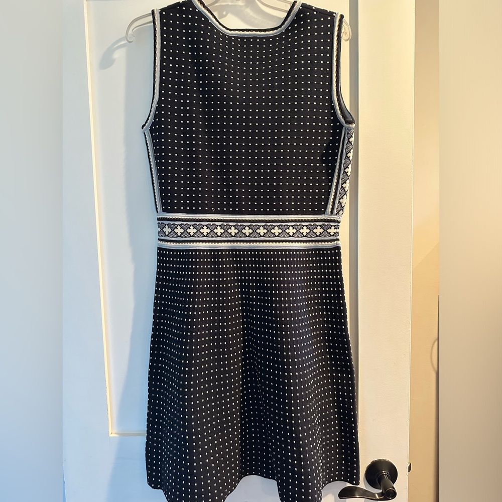New Tory Burch Knit patterned A-line dress